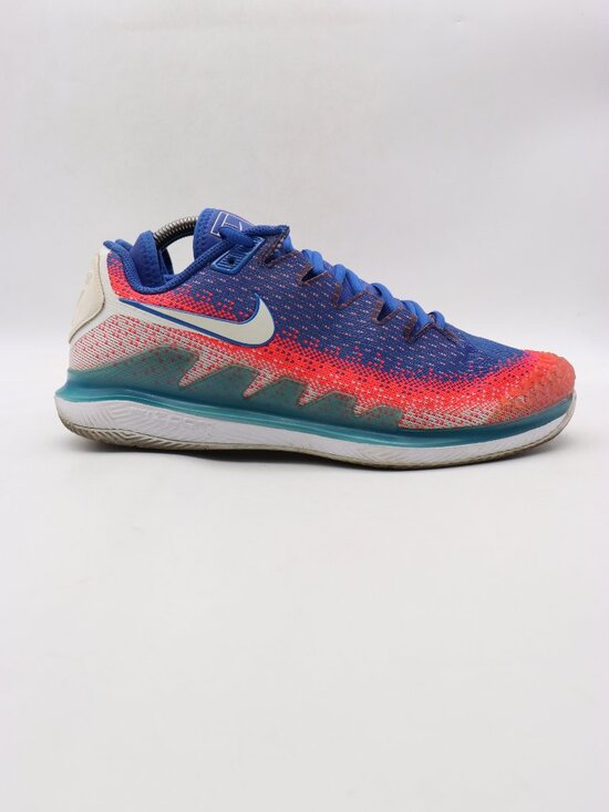 Nike Air Zoom Vapor X Knit Tennis Men\'s 9.5 Blue Crimson Sneakers AR0496-103 main image 6